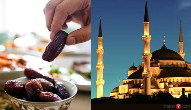 Oruç bugün saat kaçta açılacak? İl İl 2020 Recep ayı orucu iftar saatleri