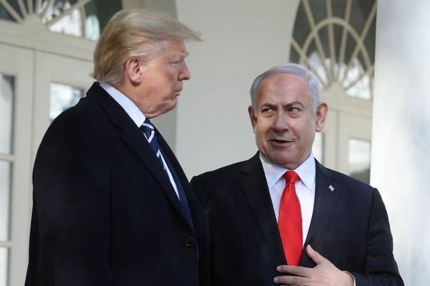 ABD Başkanı Trump ile İsrail Başbakanı Netanyahu. 