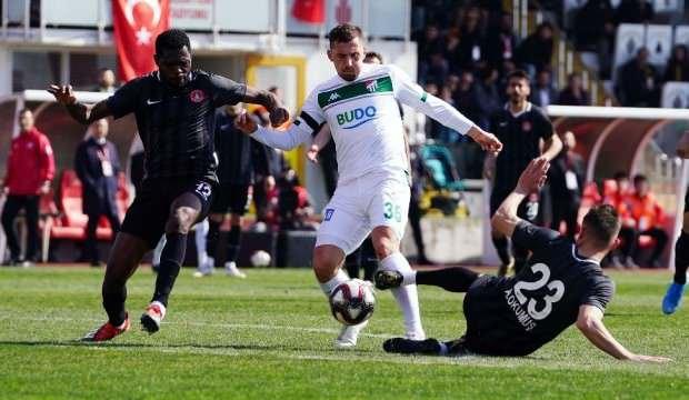 Bursaspor galibiyeti koruyamadı