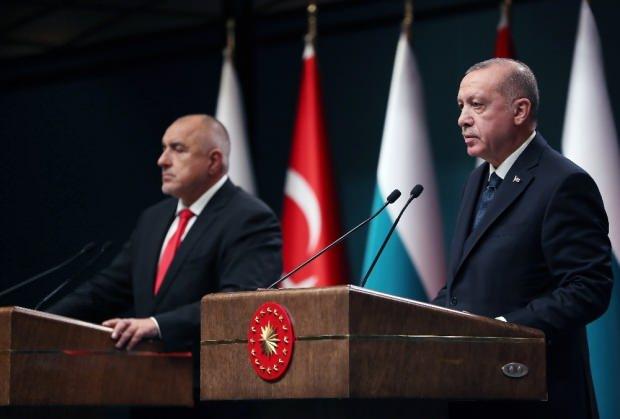 Cumhurbaşkanı Erdoğan ve Bulgaristan Başbakanı Borisov