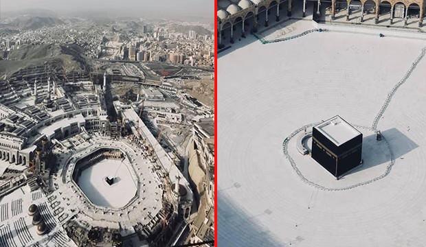 Koronavirüs sebebiyle Kâbe'ye ziyaretler durduruldu