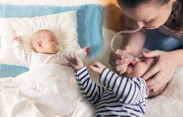 Bebeklerin burnu acıtmadan nasıl temizlenir? Bebeklerde burun tıkanıklığı ve temizleme yöntemi