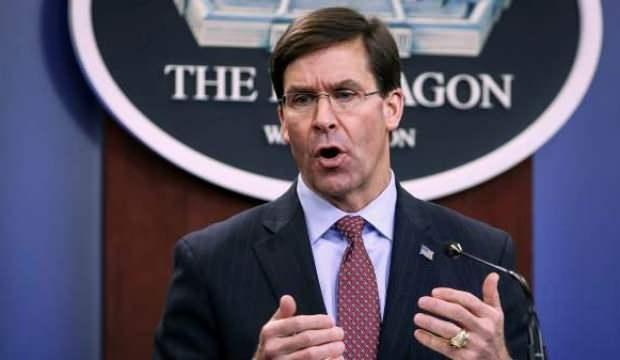 Mark Esper duyurdu! ABD tümünü askıya aldı