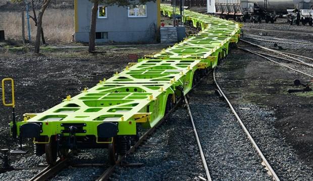 Sivas'ta üretilen yük vagonları Avusturya yolunda!