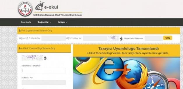 E-Okul Veli Bilgilendirme sistemi 06.09.2015