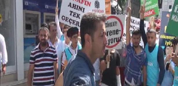Esnafın Gezi Parkı eylemini 1 kişi durdurdu