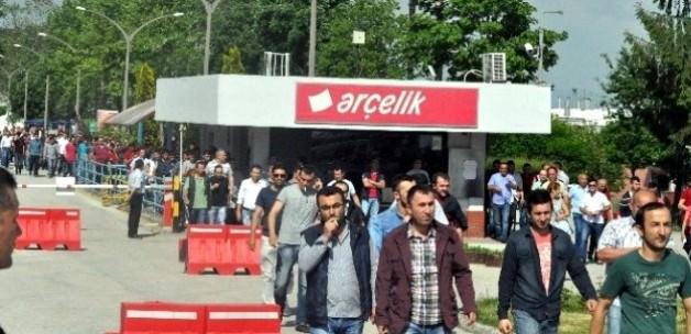 Otomotivdeki eylemler Arçelik'e de sıçradı
