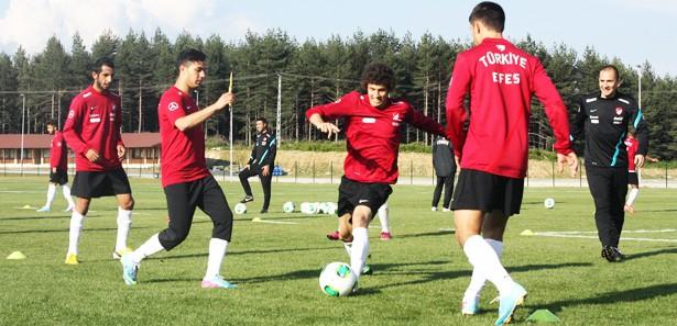 U20'lerden neşeli antrenman