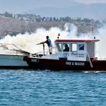 Bodrum'da yat yangını