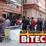 AÖF (Açıköğretim) üniversite kayıtları son gün ne zaman?
