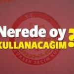Nerede oy kullanıcam? YSK seçmen listesi sorgula ekranı