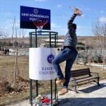 Öğrenciler çöplerini potaya "smaçlıyor"
