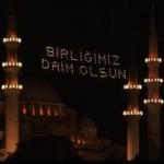 Büyük camilerde dikkat çeken görüntü