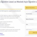 2017 AÖL sınav sonucu MEB giriş sayfası! (Açık Öğretim Lisesi)