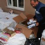 Aksaray'da kaçak sigara operasyonu