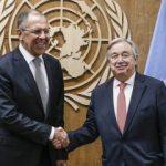 Lavrov ve BM Genel Sekreteri Guterres Suriye meselesini görüştü
