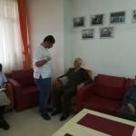 Sağlık personelinden huzurevi ziyareti