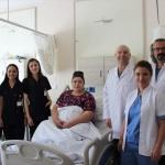 Sırt ağrısı şikayetiyle gitti karnından 5 kilogram kitle çıktı