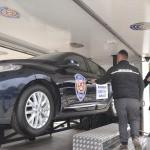 Emniyet kemerinin önemi simülatörle anlatıldı