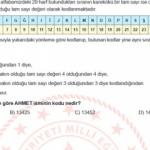 Ocak ayı LGS örnek soru ve cevapları! Liseye geçiş sınavındaki sorular