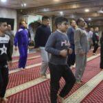 Irak'ta sabah namazı sonrası egzersiz