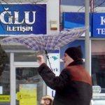 Silivri'de sağanak ve lodos