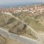 Kütahya'da kara yolundaki çökme