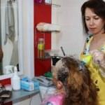 Huzurevi sakinlerine saç bakımı