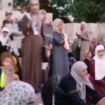 İşgalci İsrail'e korkusuzca tepki veren Filistinli kadınlar!