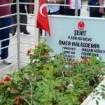 Ömer Halisdemir'in mezarına ziyaretçi akını
