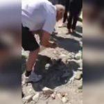 Protestoya giden CHP ve HDP'liler altın aramaya başladı!