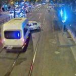 Tramvay yolundaki feci kazanın görüntüleri ortaya çıktı!