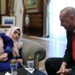 Külliye'de samimi anlar! Erdoğan kabul etti