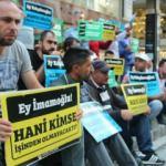 İBB'den çıkarılan işçiler CHP binası önünde oturma eylemi başlattı