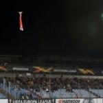 Karabağ maçında Ermenistan bayrağı açıldı!