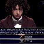 Kim Milyoner Olmak İster'de 1 milyonu kazandı! İstiklal Marşı sorusu!