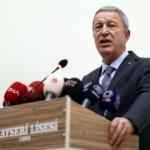 Bakan Akar'da kimyasal açıklaması