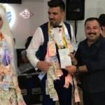 Gelinle damada para yerine öyle bir şey taktı ki!