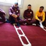 Galatasaraylı futbolcular cuma namazında