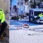 İnanılmaz olay! Kaputun üstünde 2 km takip etti