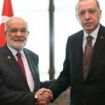 Erdoğan'dan Karamollaoğlu'na tebrik