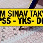 2020 ÖSYM sınav takvimi: KPSS, YKS, DGS sınavları ne zaman?