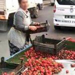 Zabıtaları görünce öyle bir şey yaptı ki...