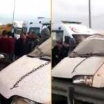 Düğün konvoyu kana bulandı