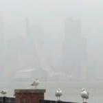 New York güne karla başladı