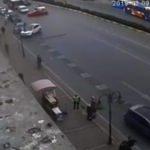 Drift yapan sürücü trafiği altüst etti