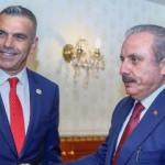 Şentop KKTC Cumhuriyet Meclisi Başkanı Uluçay ile görüştü