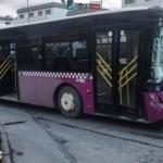 Zeytinburnu'nda otobüs kazası!