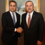 Çavuşoğlu ile Di Maio 'Libya'yı görüştü