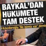 Deniz Baykal'dan Libya tezkeresine tam destek